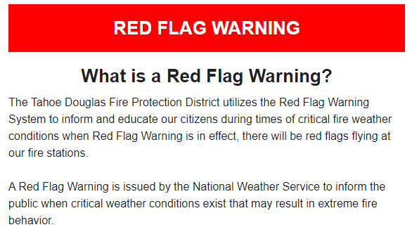 Red Flag Warning Top